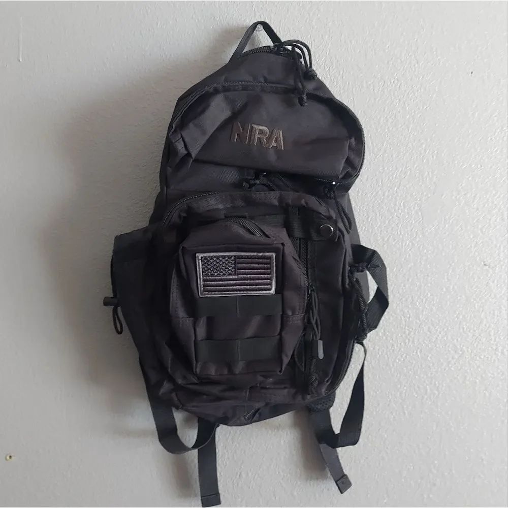 NRA Black Tactical Backpack